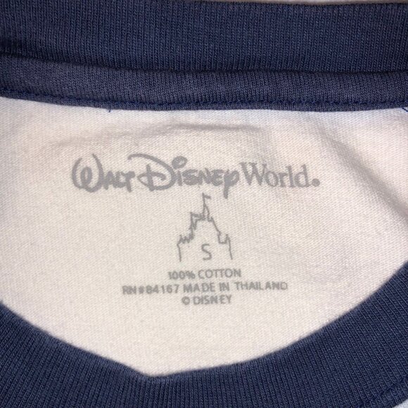 Vintage Walt Disney Small Donald Duck 1934 Baseball Tee Blue Raglan Sleeves - Picture 10 of 10